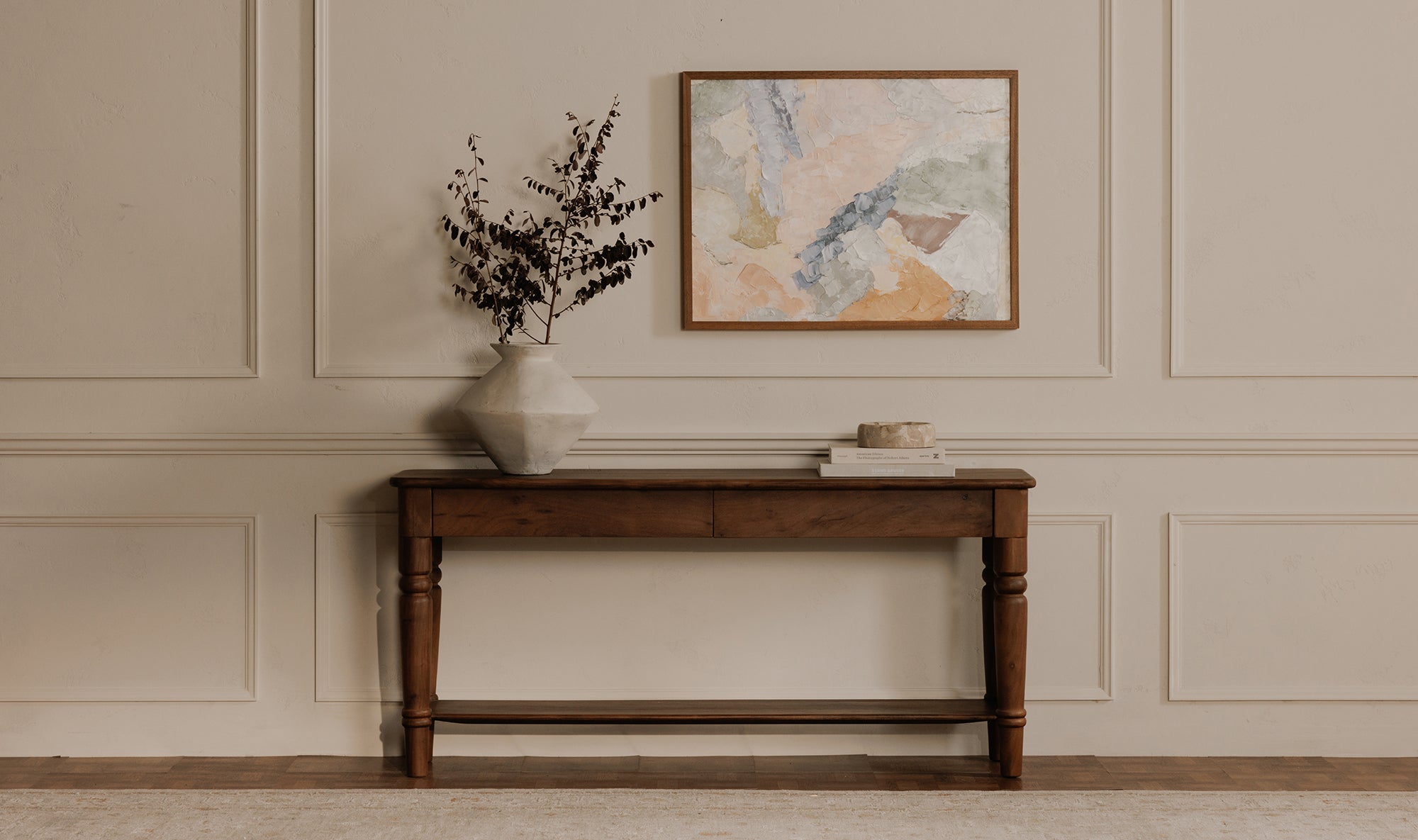 Russet Console Table Brown