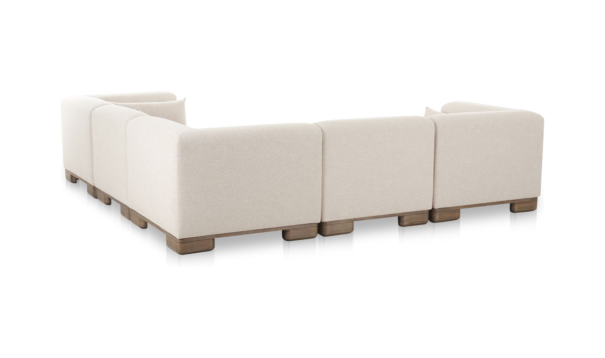 June Classic L-Shaped Modular Sectional Oatmeal