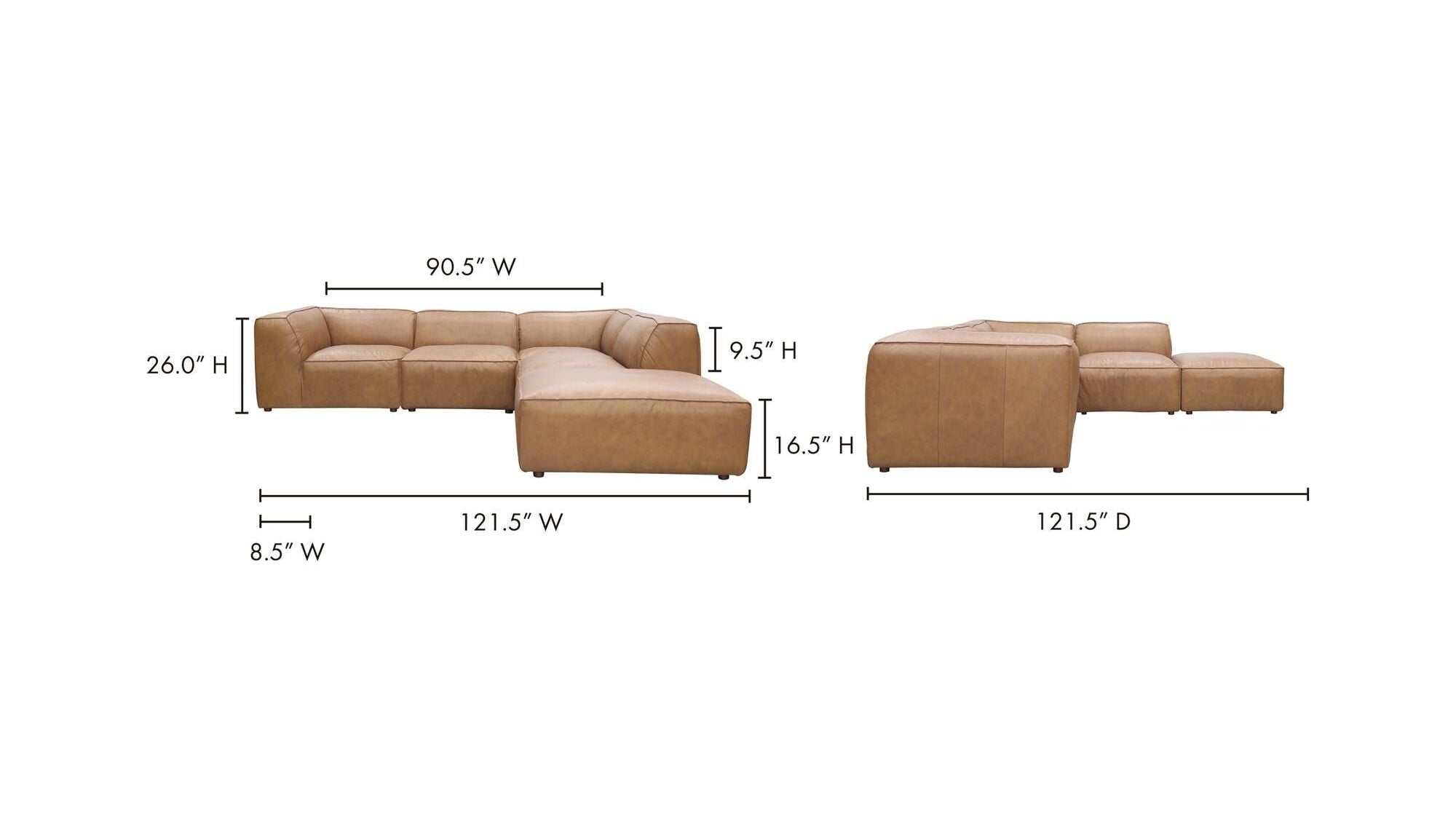 Moe’s Home Form Dream Modular Sectional
