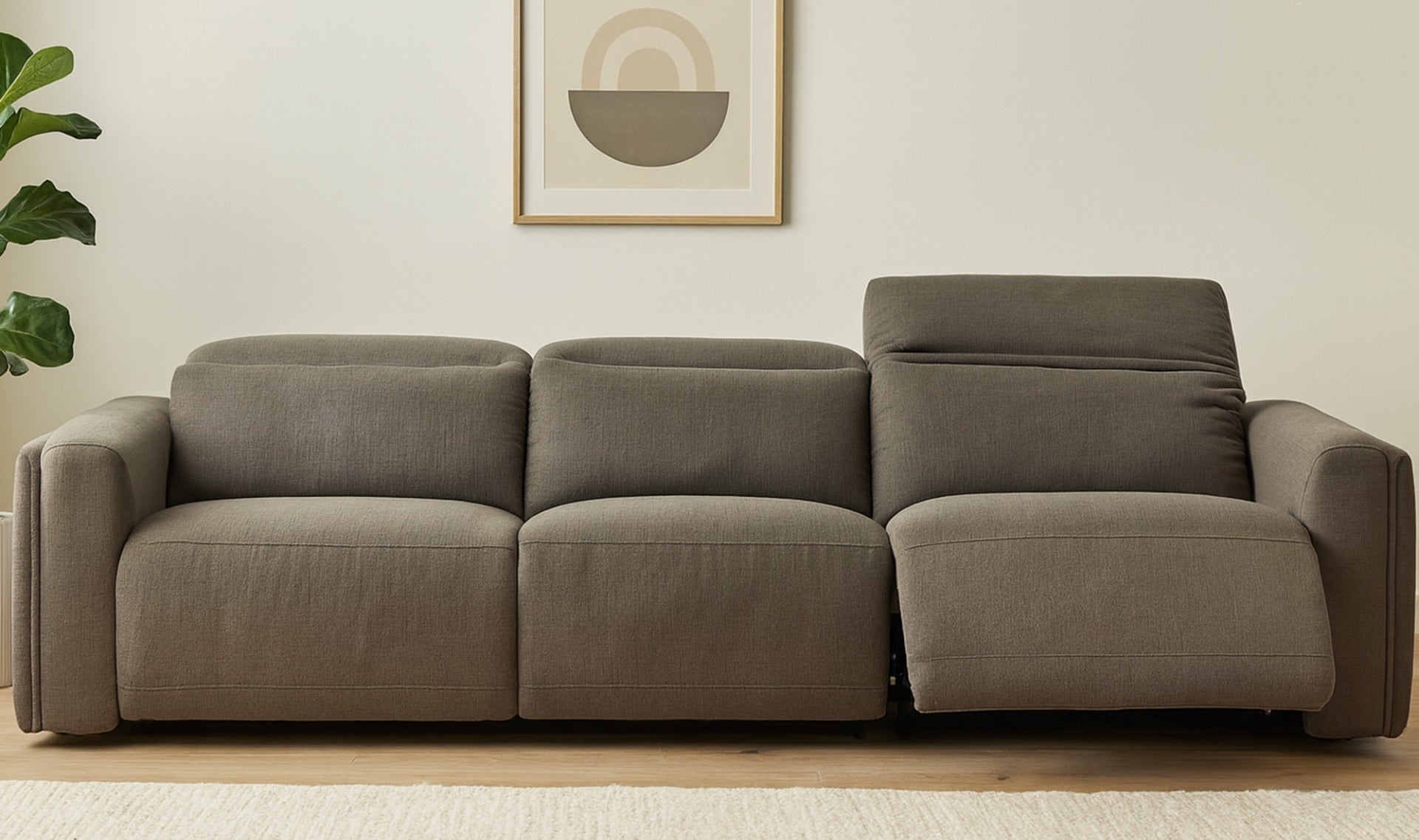 Wilder Power Recliner Sofa Soft Taupe