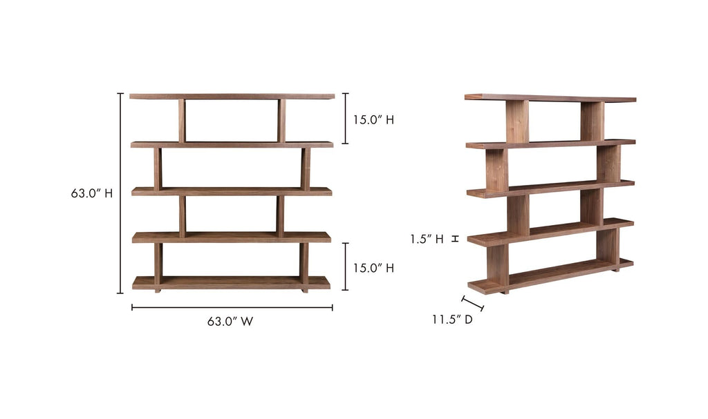 Miri Large Shelf Walnut