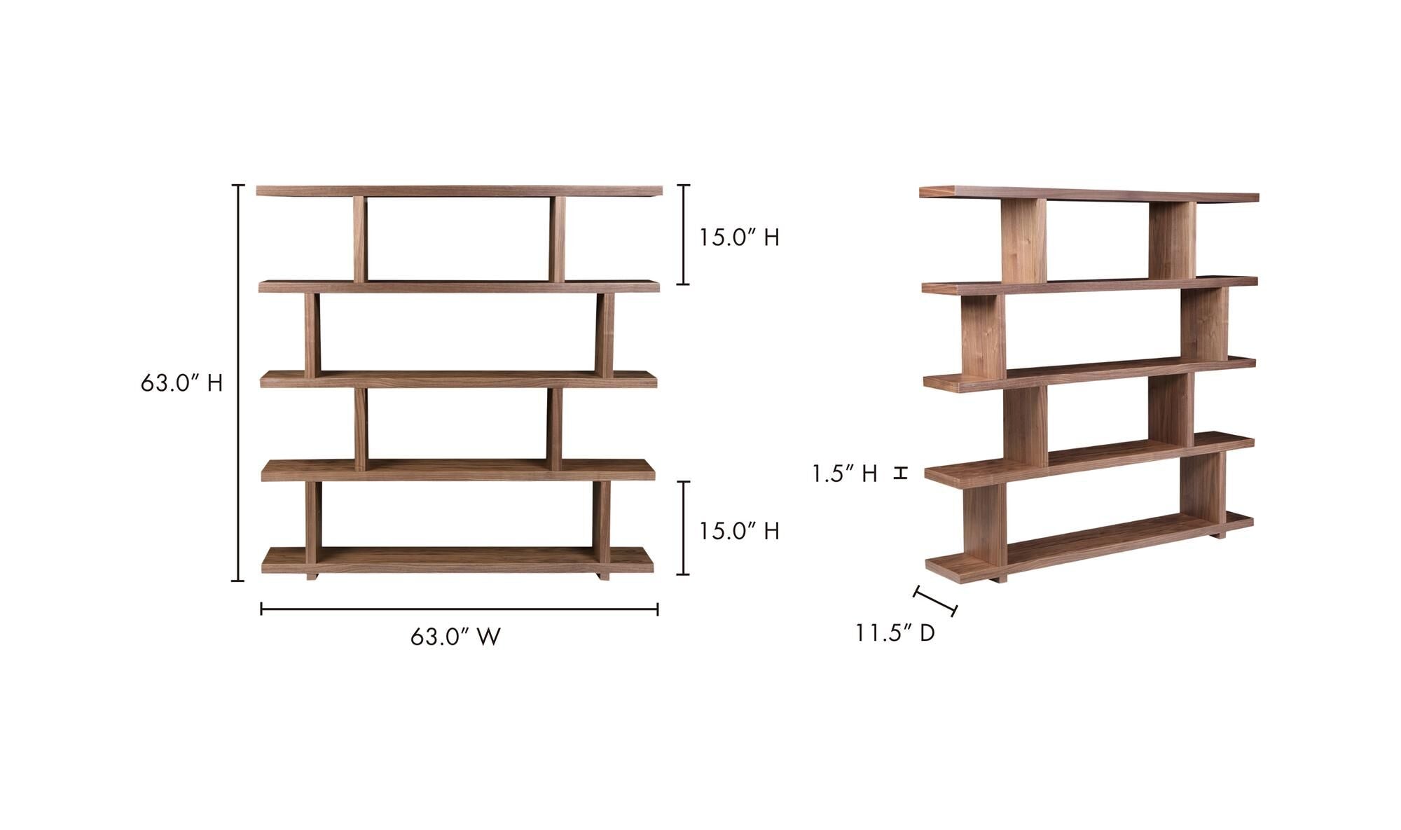 Miri Large Shelf Walnut