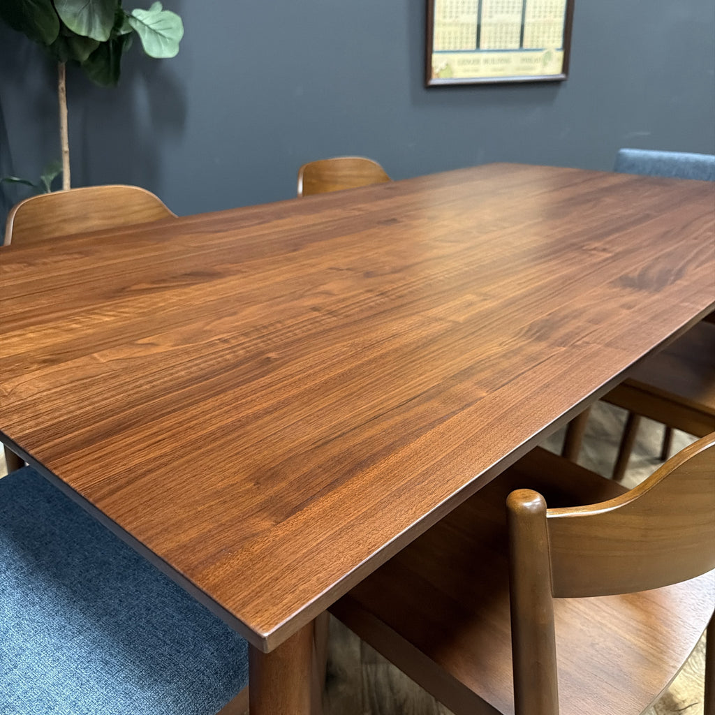 Article Seno 71" - 110" Extendable Dining Table - Walnut - Table only