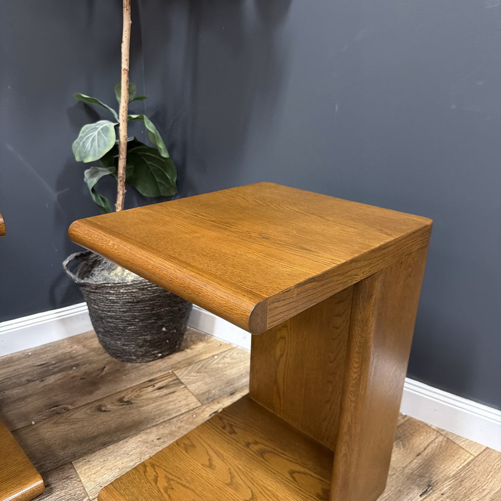 Article - Torme C Side Table - Smoked Oak - Set of 2