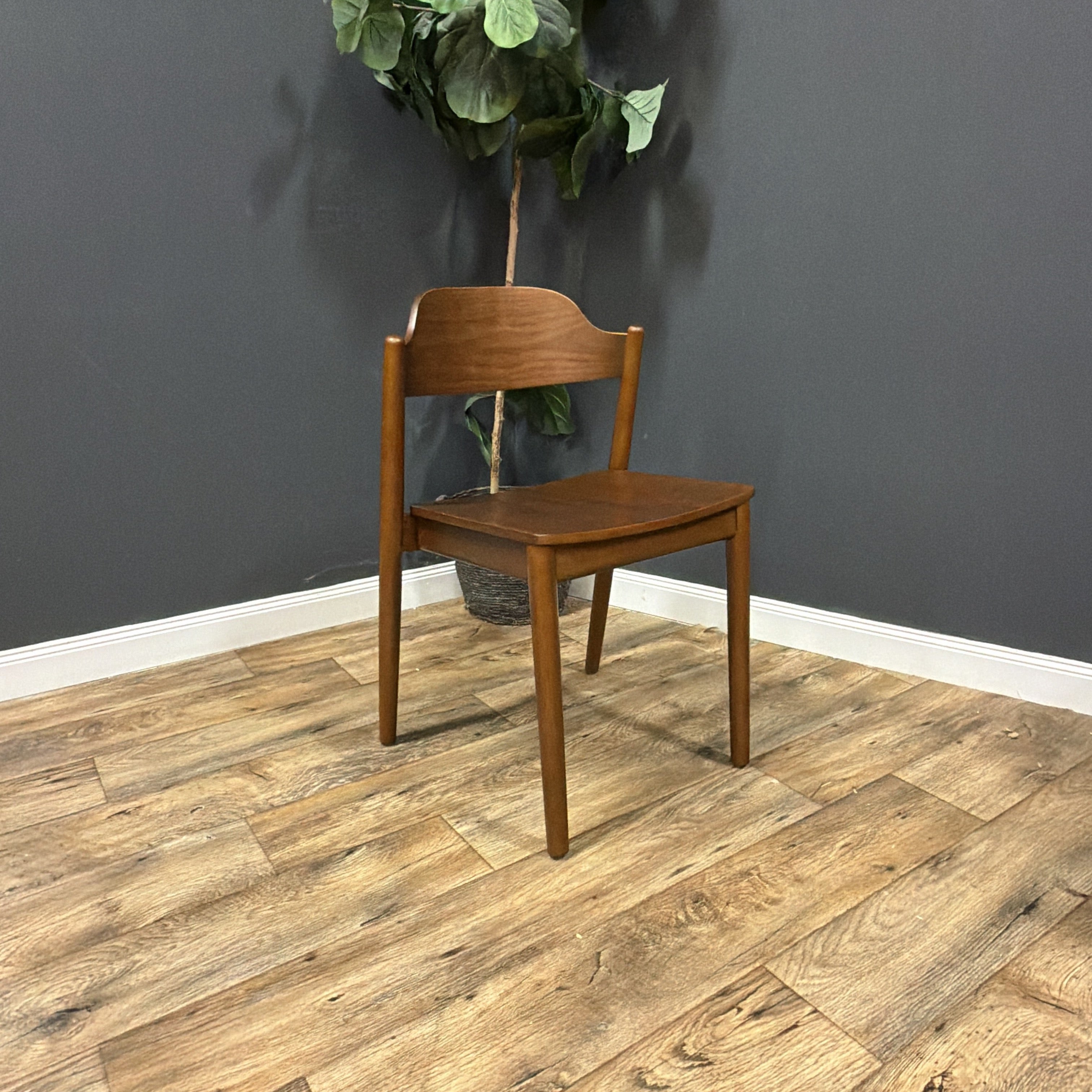 Article Sylvo Stackable Dining Chair - Walnut set of 12