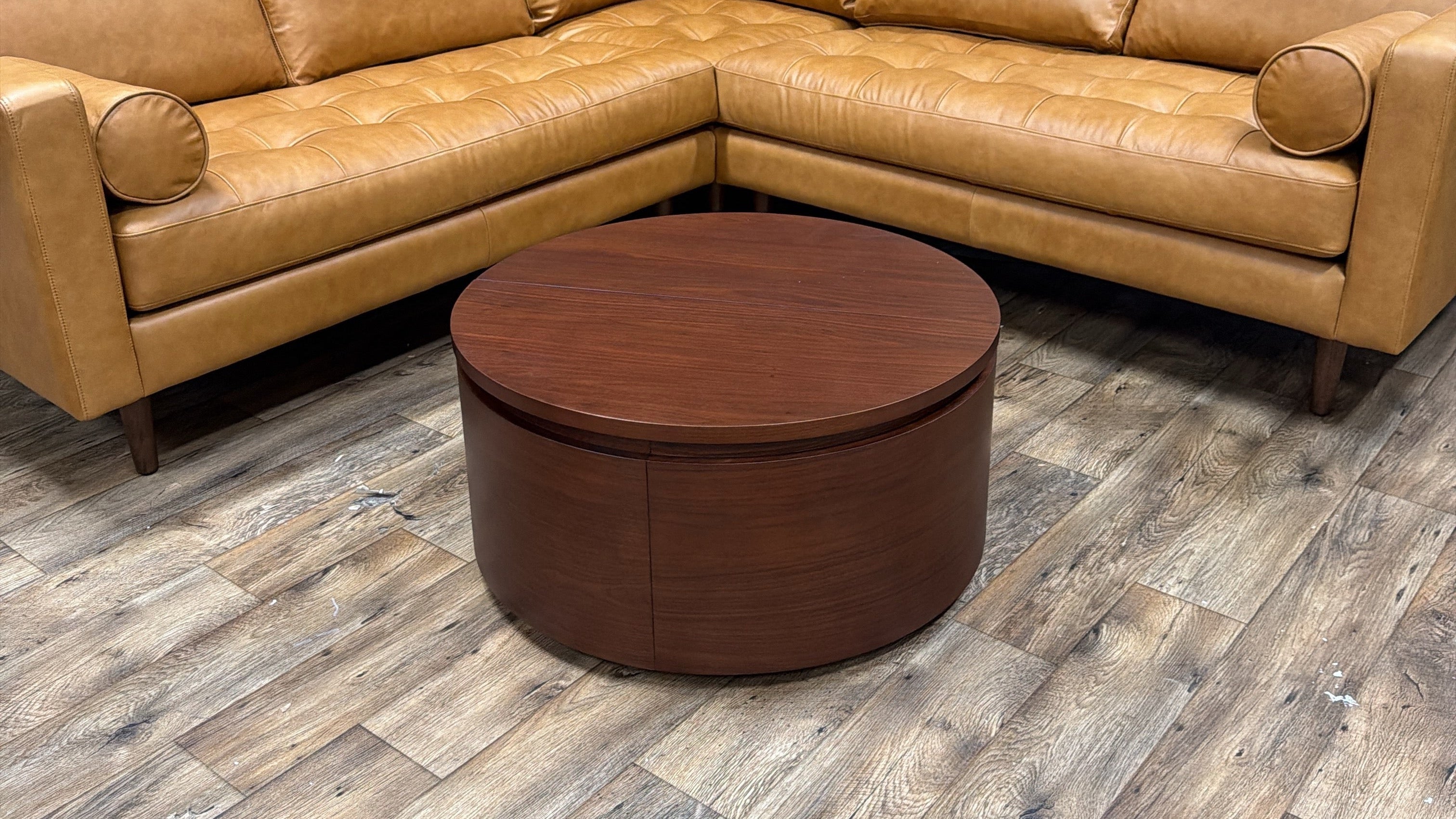 Article - Maren 32" Storage Coffee Table- Walnut