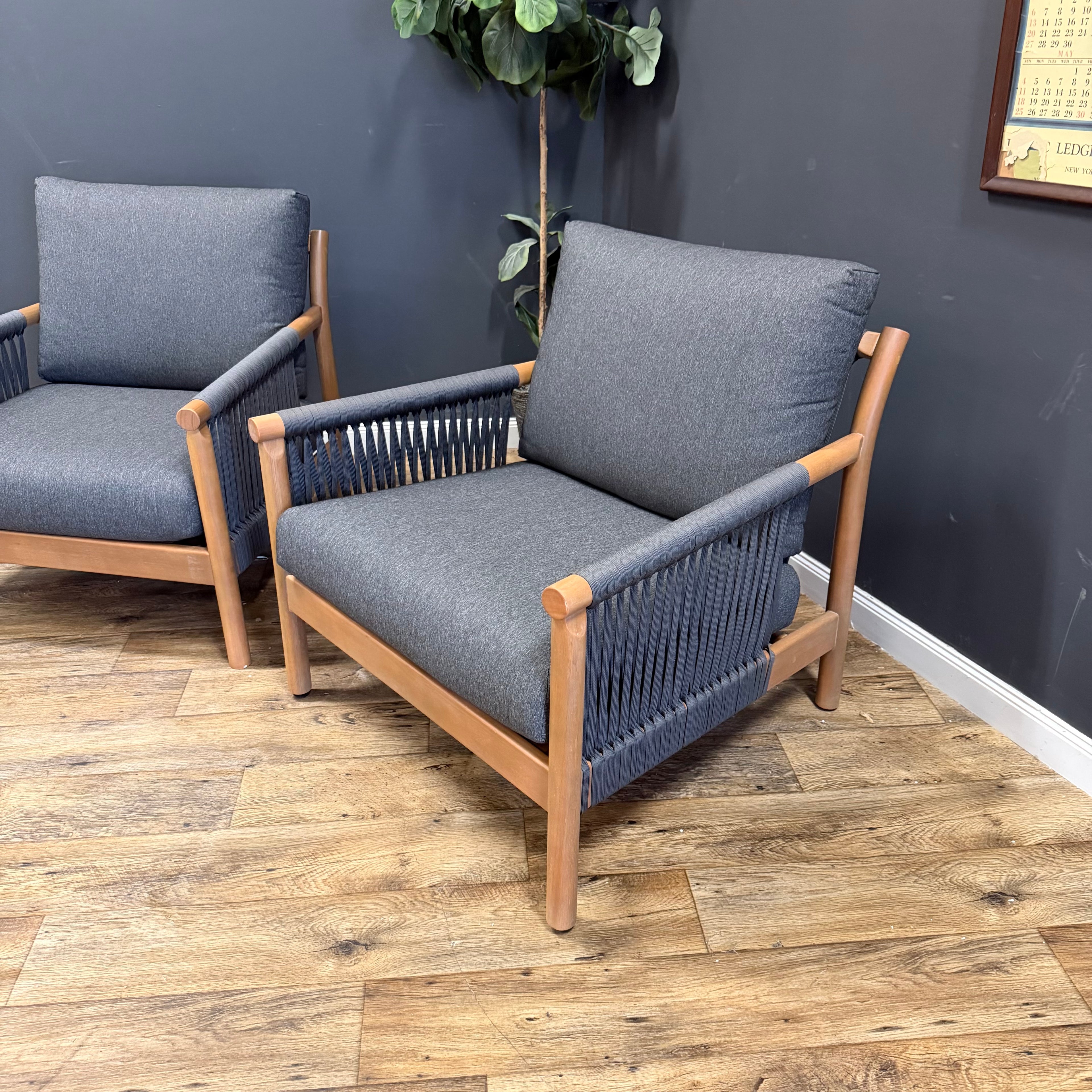 Rosa Outdoor Lounge Chairs (Set of 2)