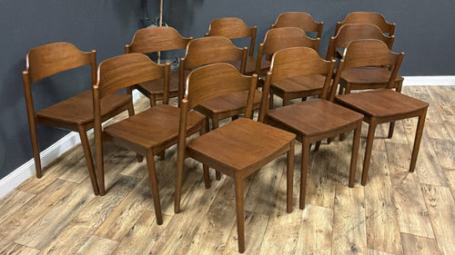 Article Sylvo Stackable Dining Chair - Walnut set of 12