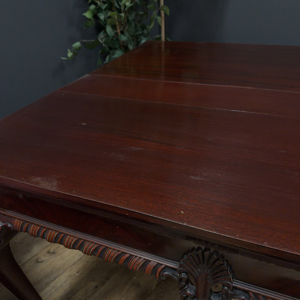 Chippendale Style Mahogany Card Table