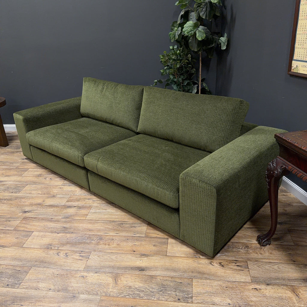 Beta 98" Modular Sofa - Cypress Green (Article)
