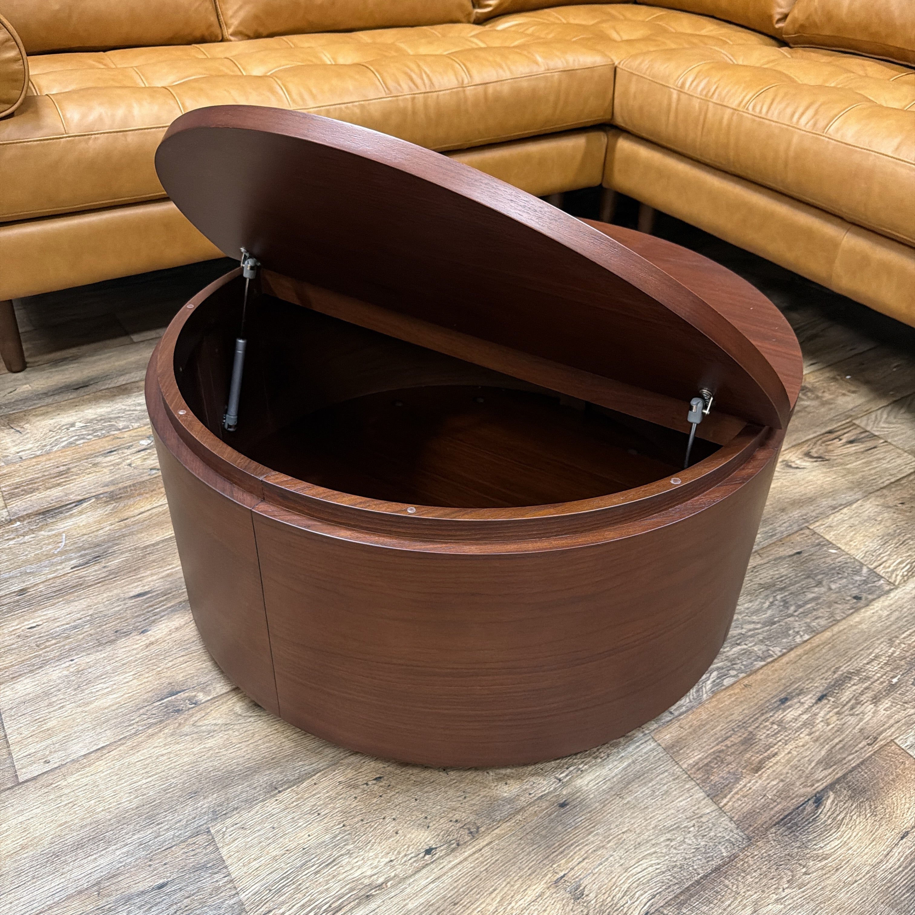 Article - Maren 32" Storage Coffee Table- Walnut