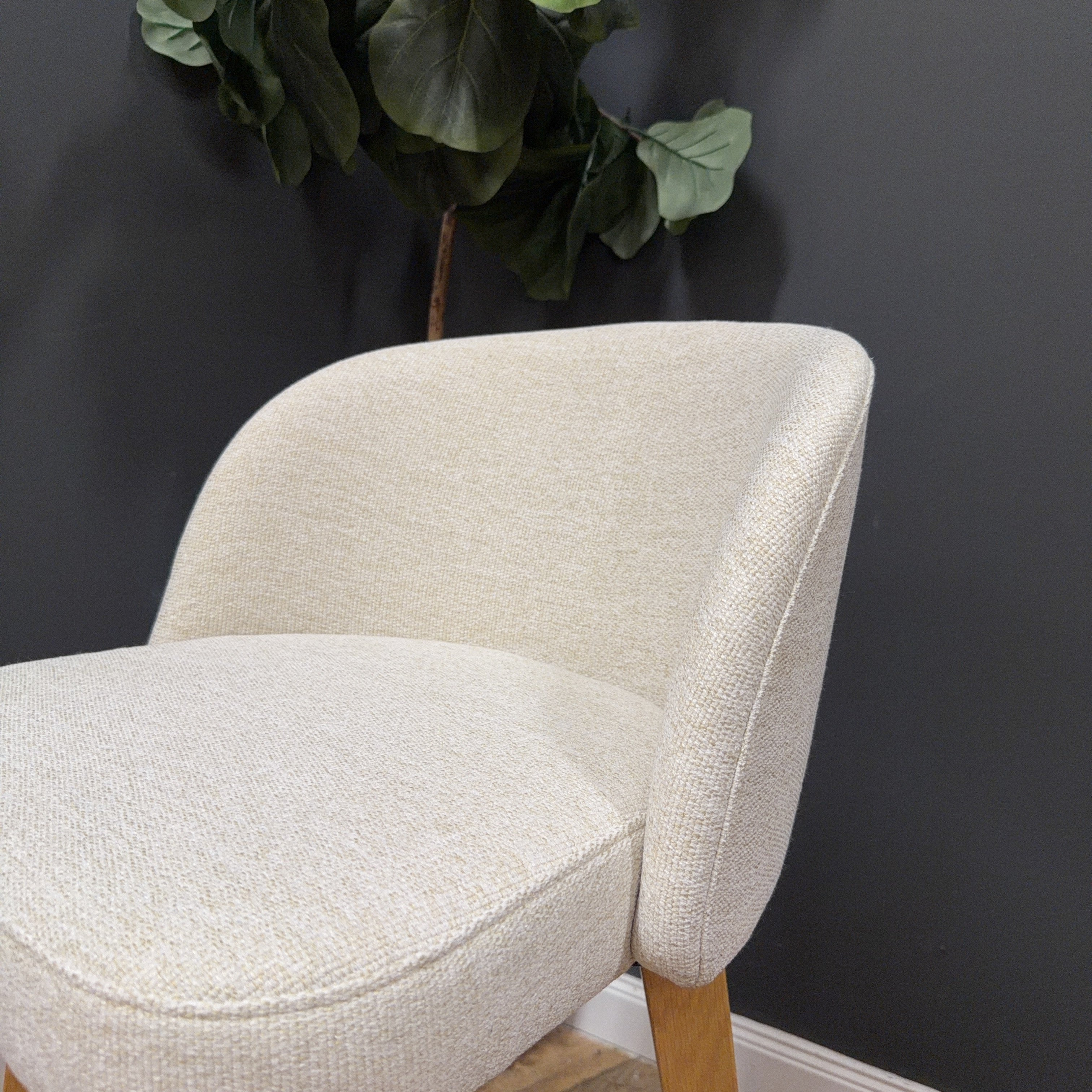 Article Alta Swivel Counter Stool - Oak And Camellia Ivory - Set of 4