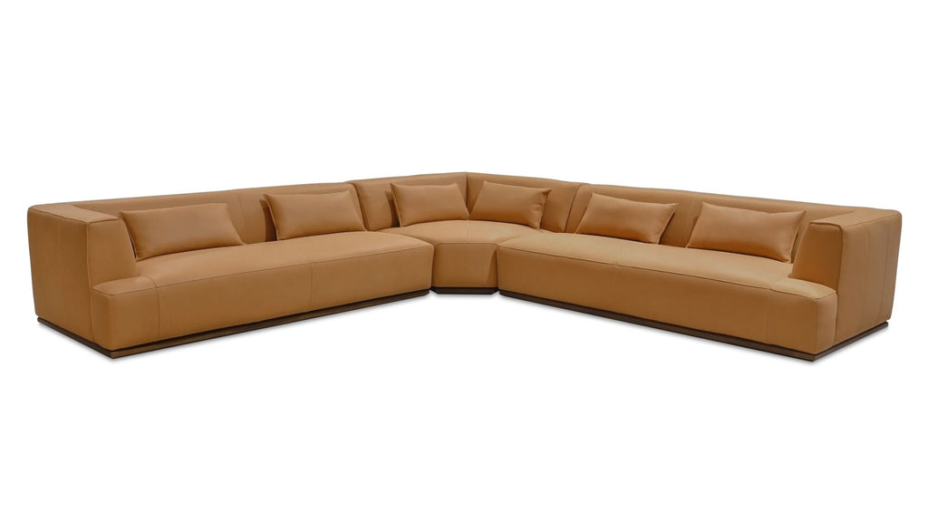 Clove L-Shaped Sectional Tan