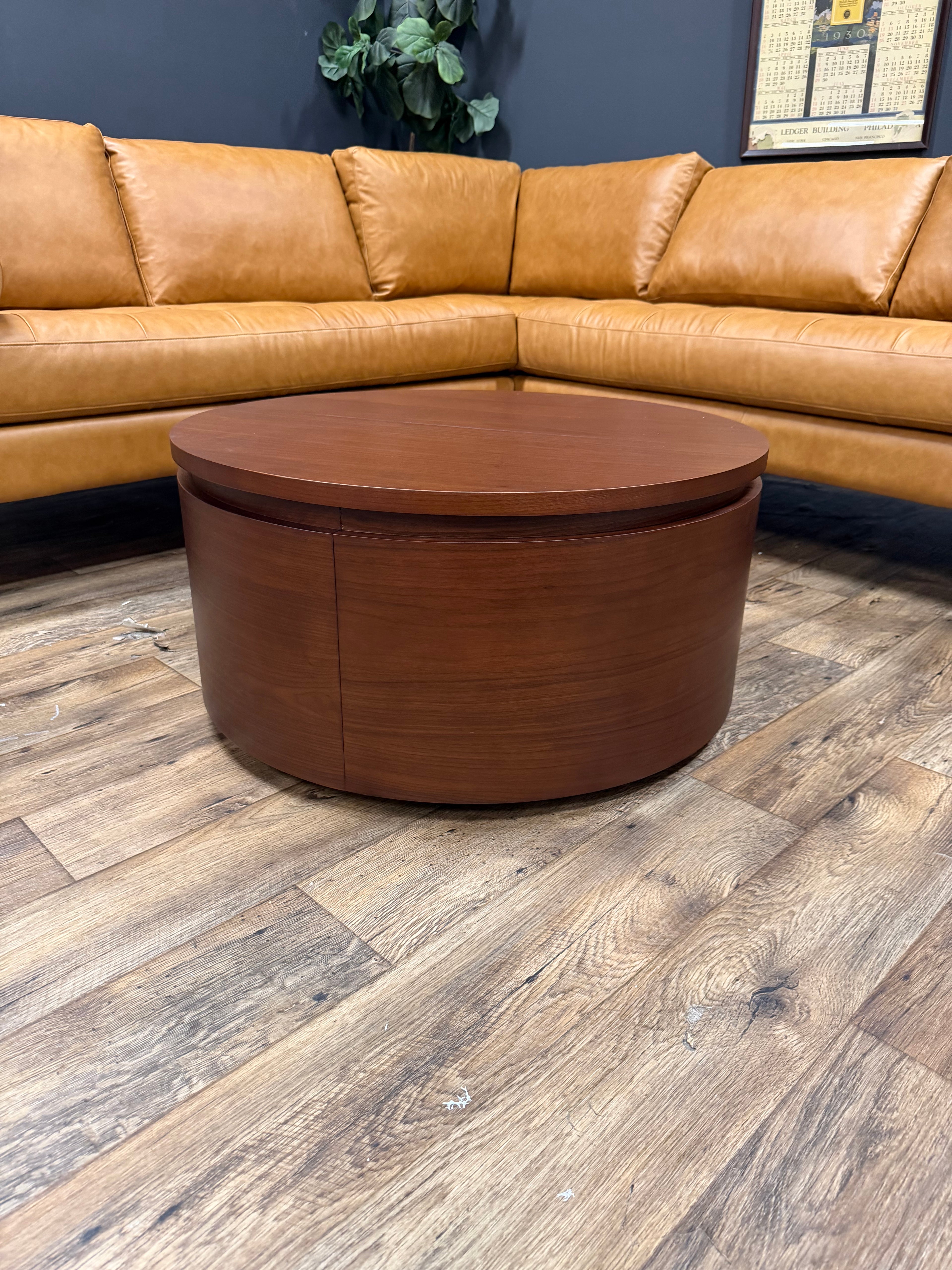 Article - Maren 32" Storage Coffee Table- Walnut