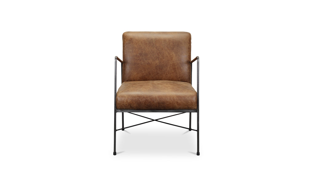 Dagwood Leather Armchair Open Road Brown