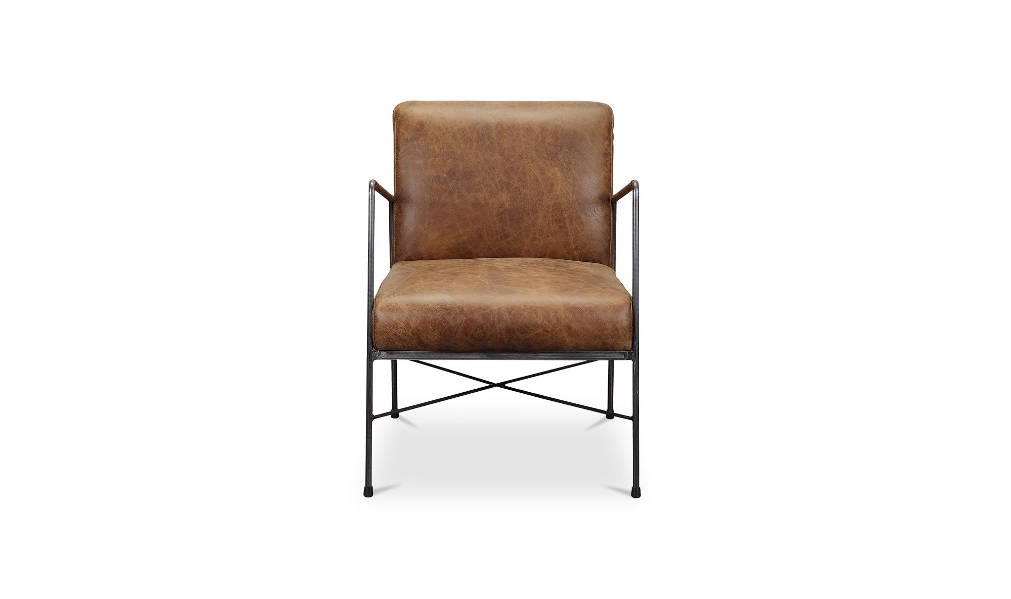 Dagwood Leather Armchair Open Road Brown