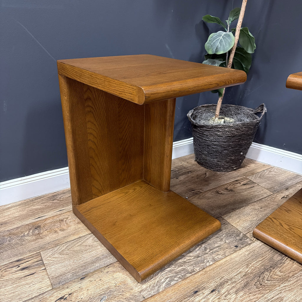 Article - Torme C Side Table - Smoked Oak - Set of 2