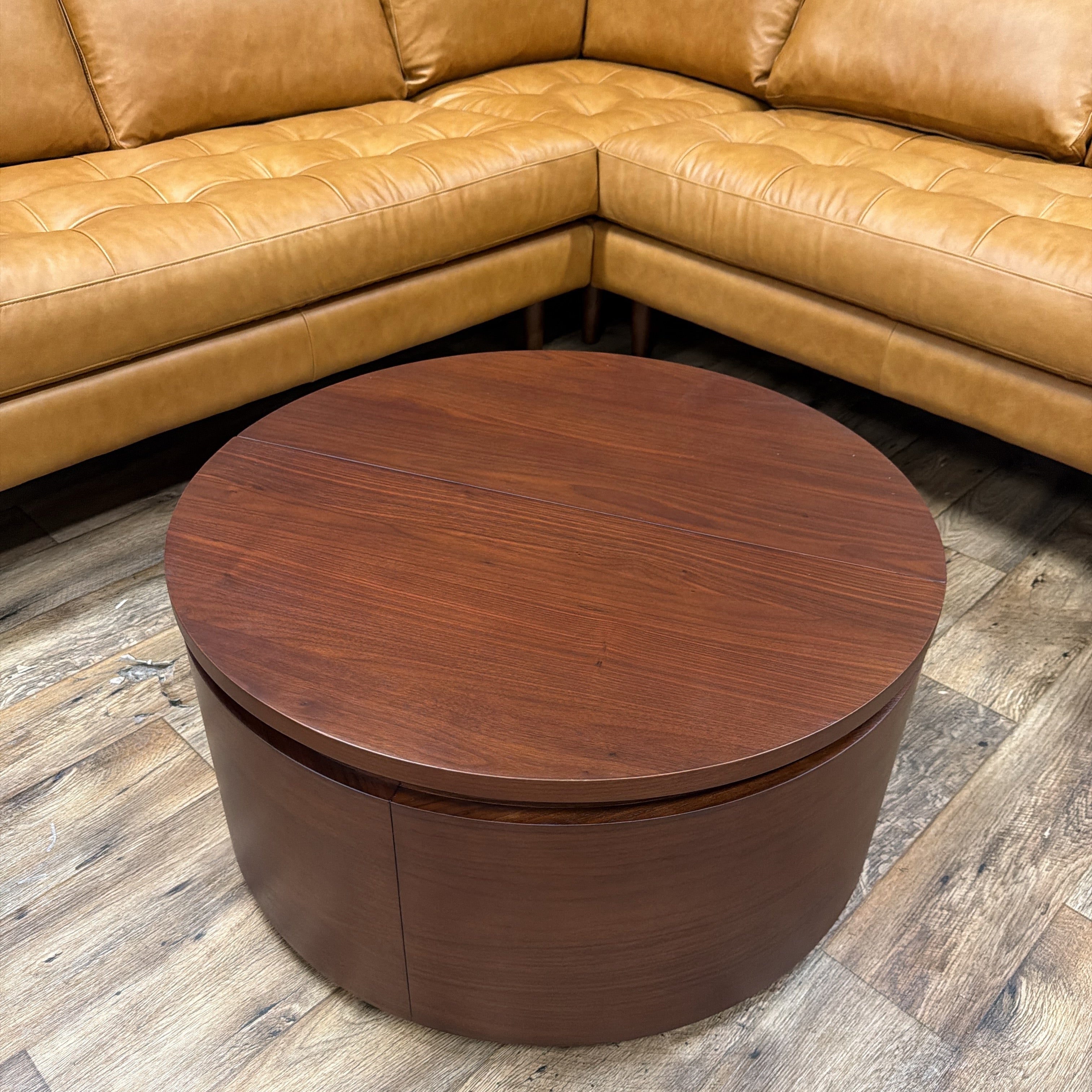 Article - Maren 32" Storage Coffee Table- Walnut