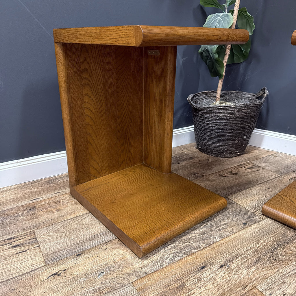 Article - Torme C Side Table - Smoked Oak - Set of 2