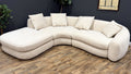 Castlery Fable Performance Fabric Single Arm Sectional Couch