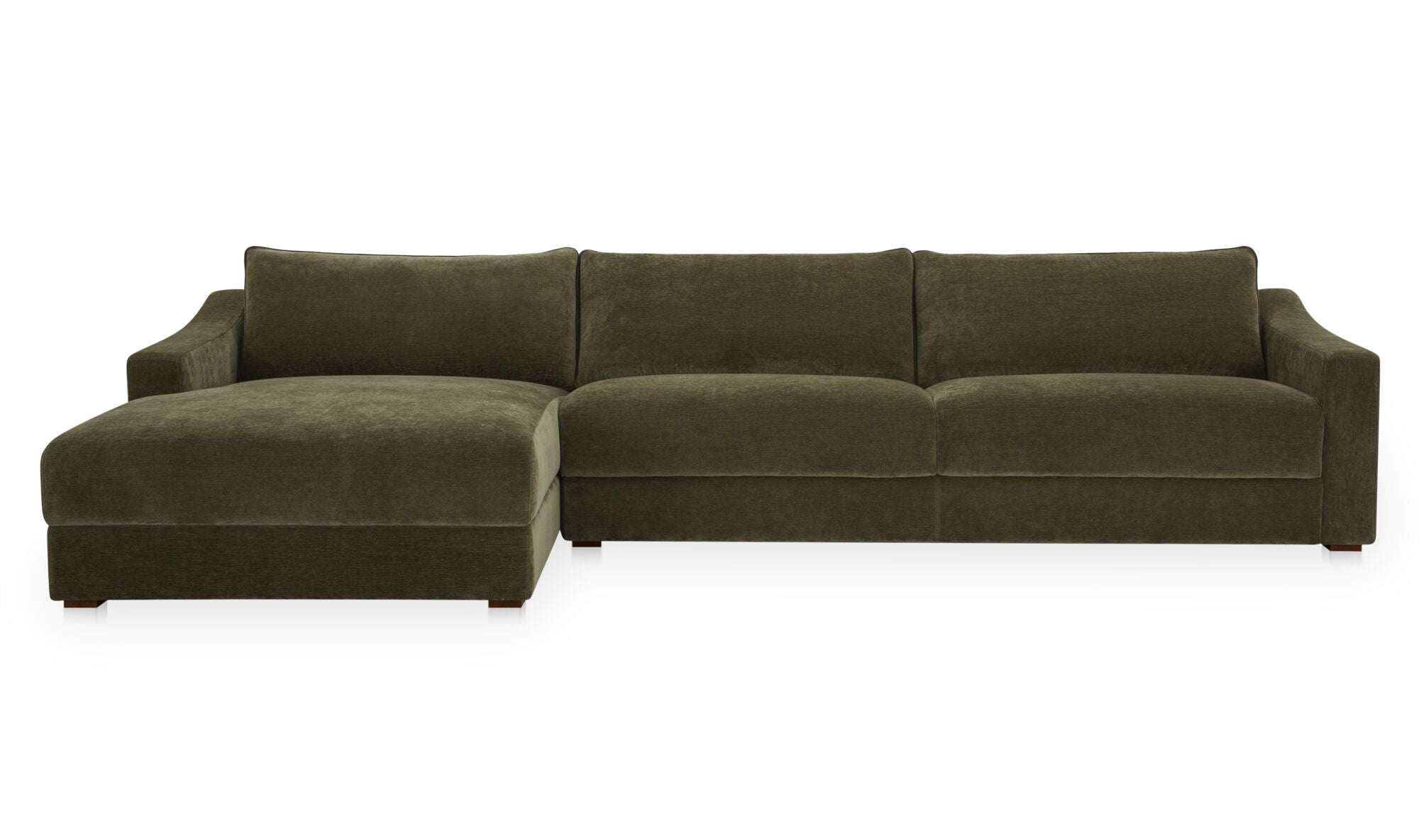 Farrow Sectional Cedar Green Left