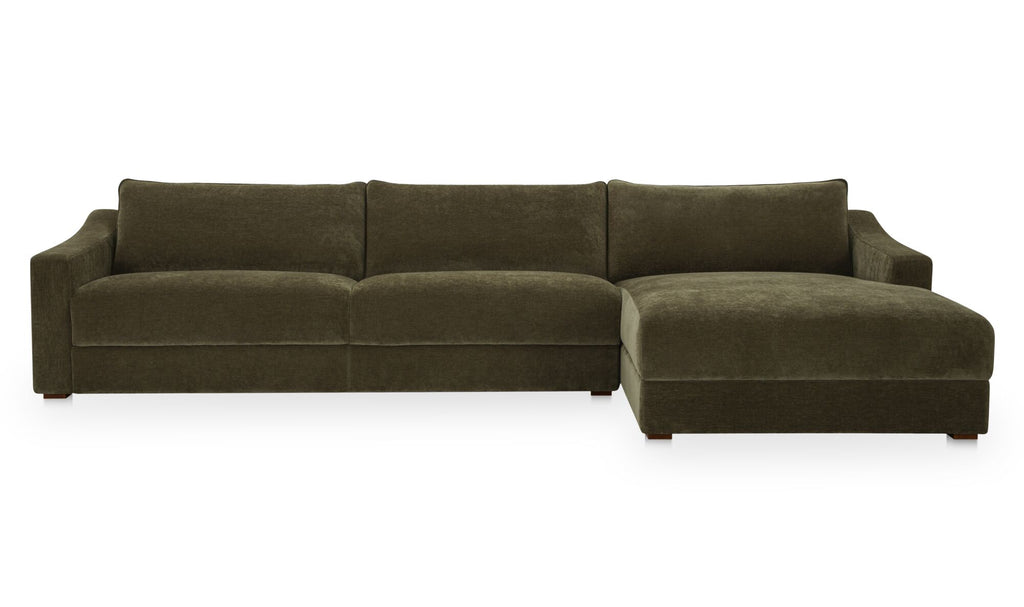 Farrow Sectional Cedar Green Right
