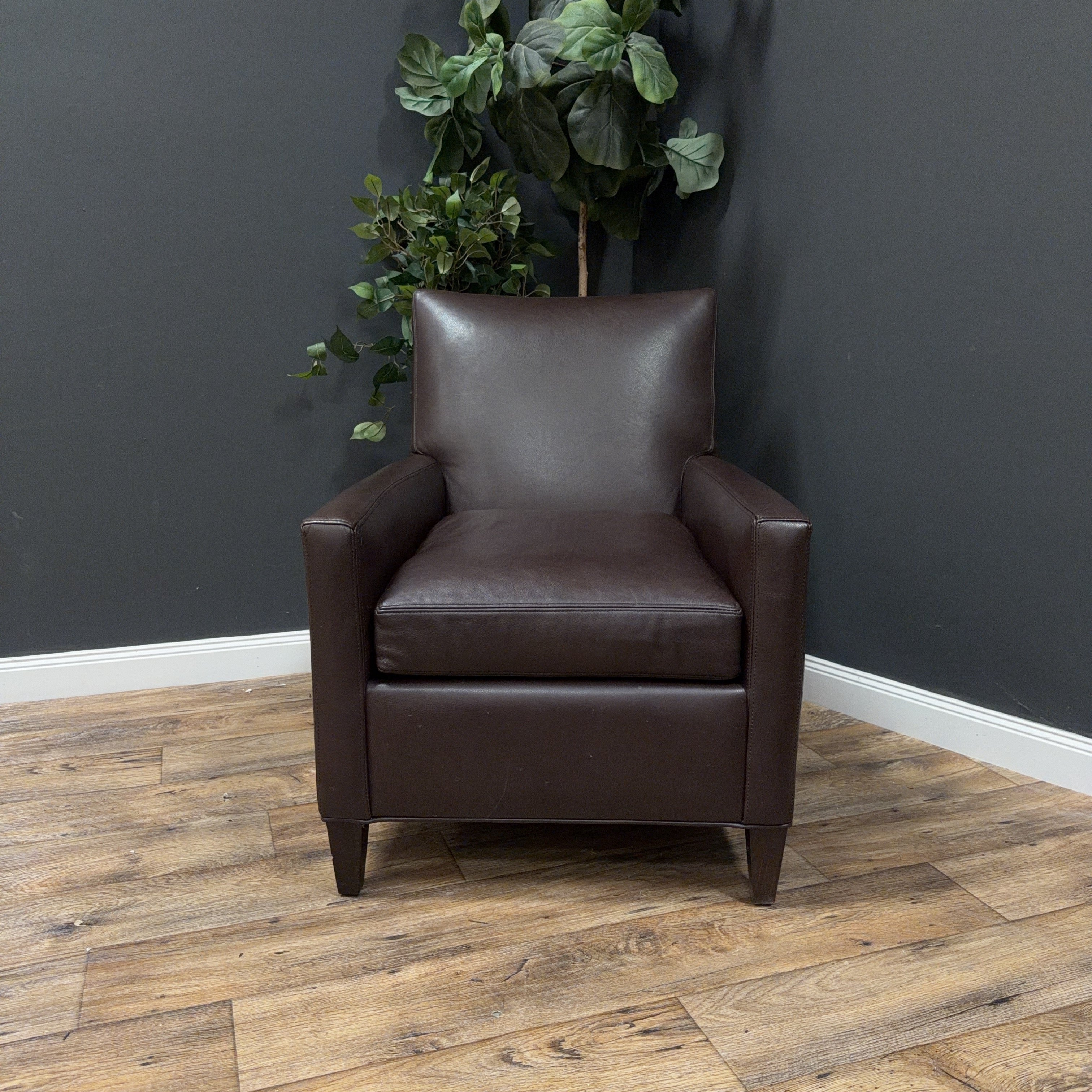 Crate & Barrel - Leather Accent Chair - $695 ea.