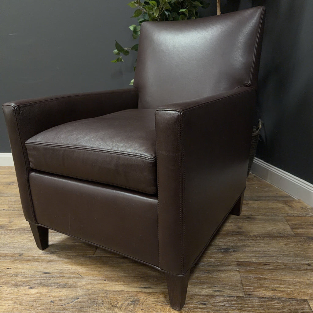Crate & Barrel - Leather Accent Chair - $695 ea.