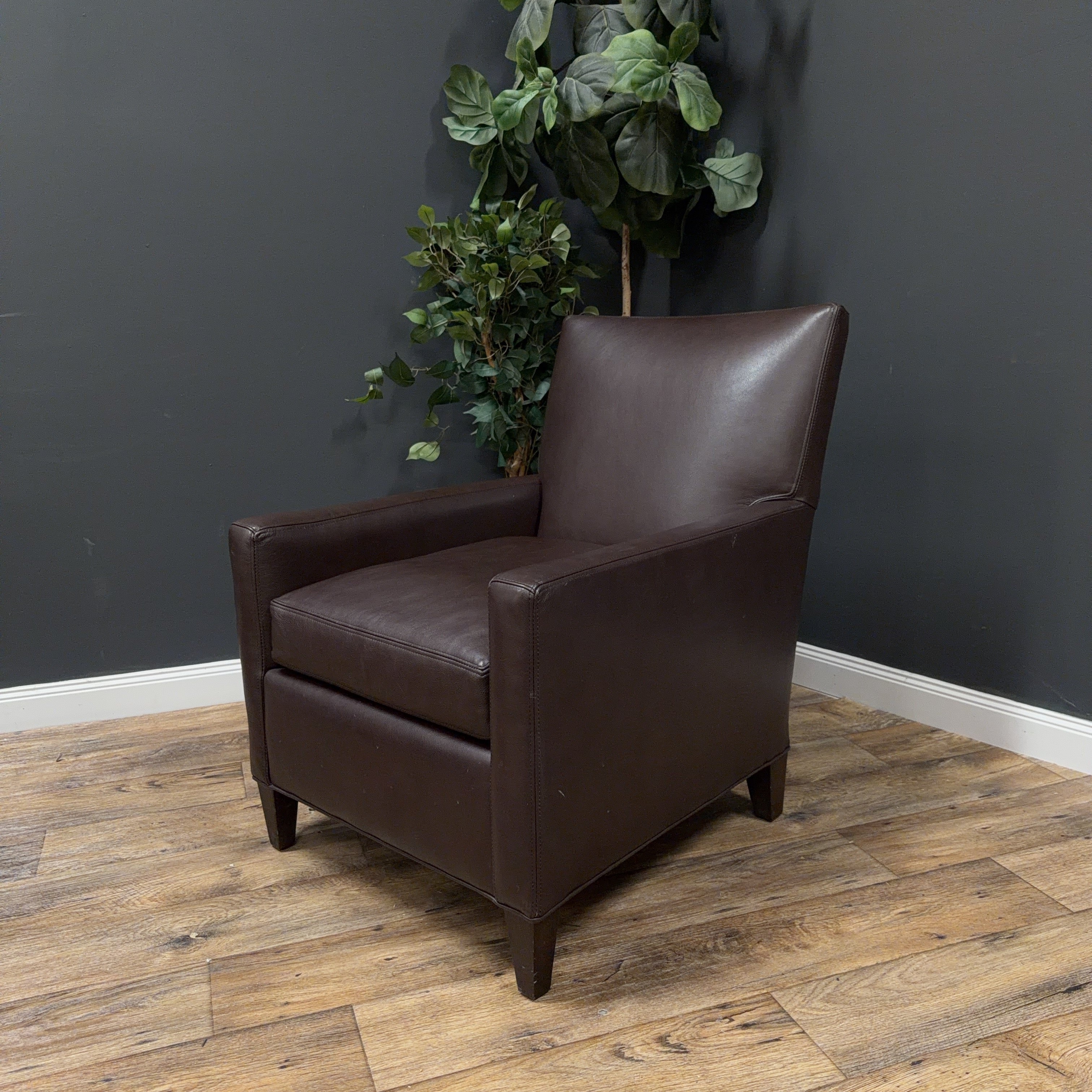 Crate & Barrel - Leather Accent Chair - $695 ea.