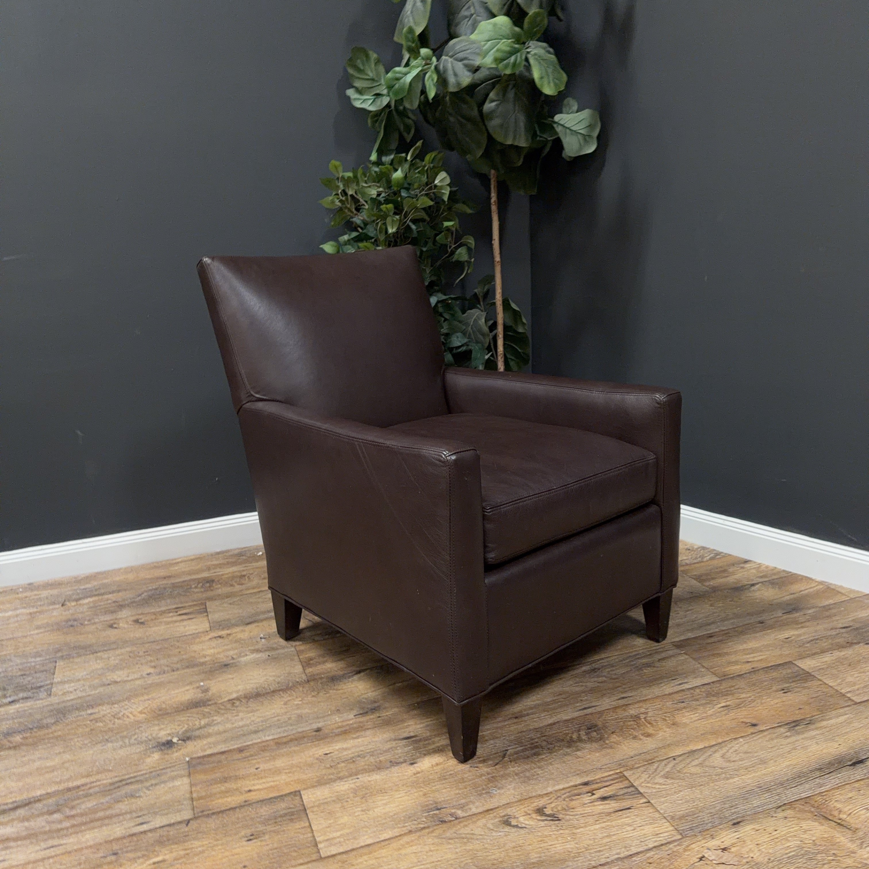 Crate & Barrel - Leather Accent Chair - $695 ea.