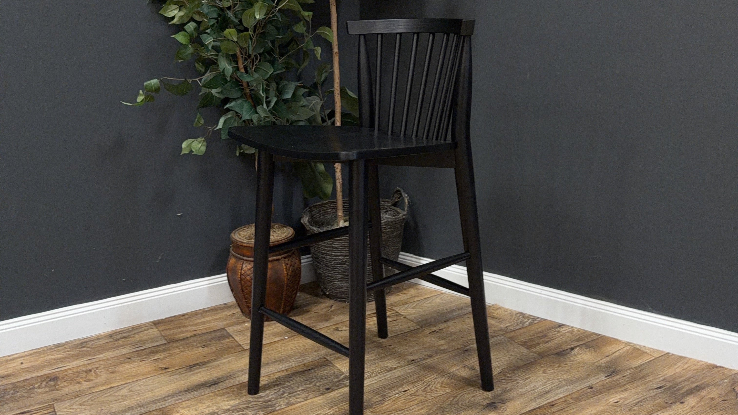 Rus Counter Stool — Black (Article)
