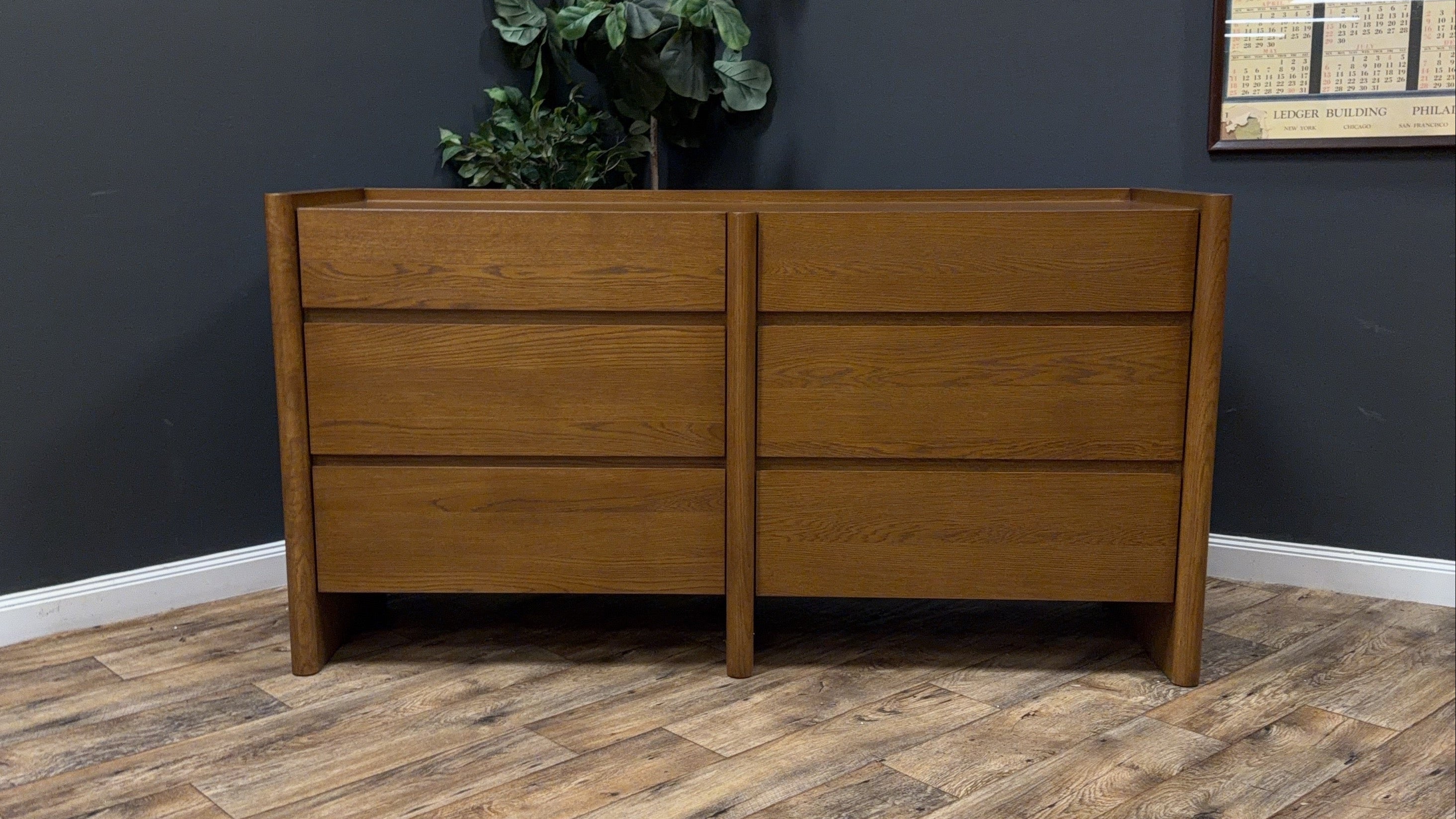 Torme 6-Drawer Double Dresser — Smoked Oak (Article)