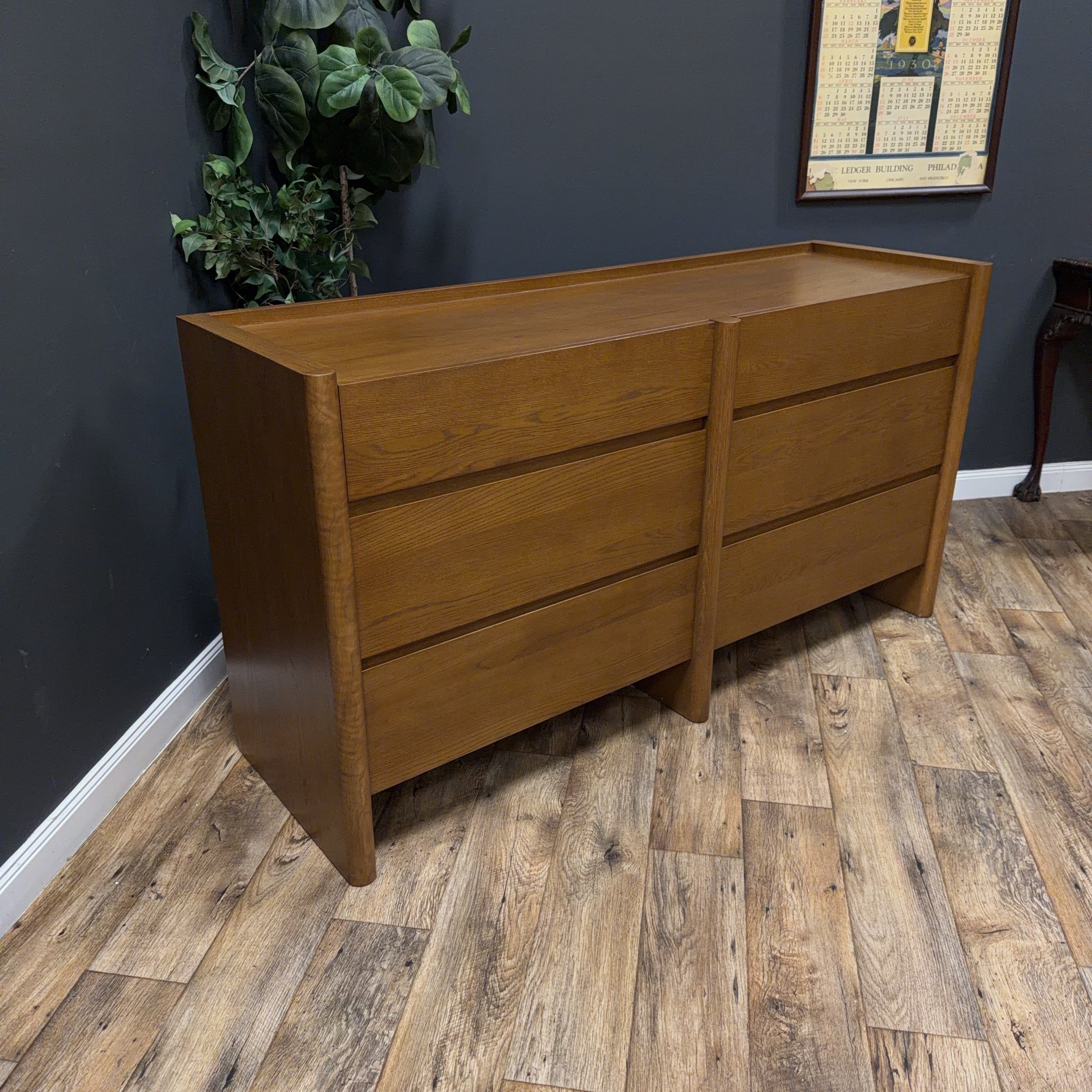 Torme 6-Drawer Double Dresser — Smoked Oak (Article)