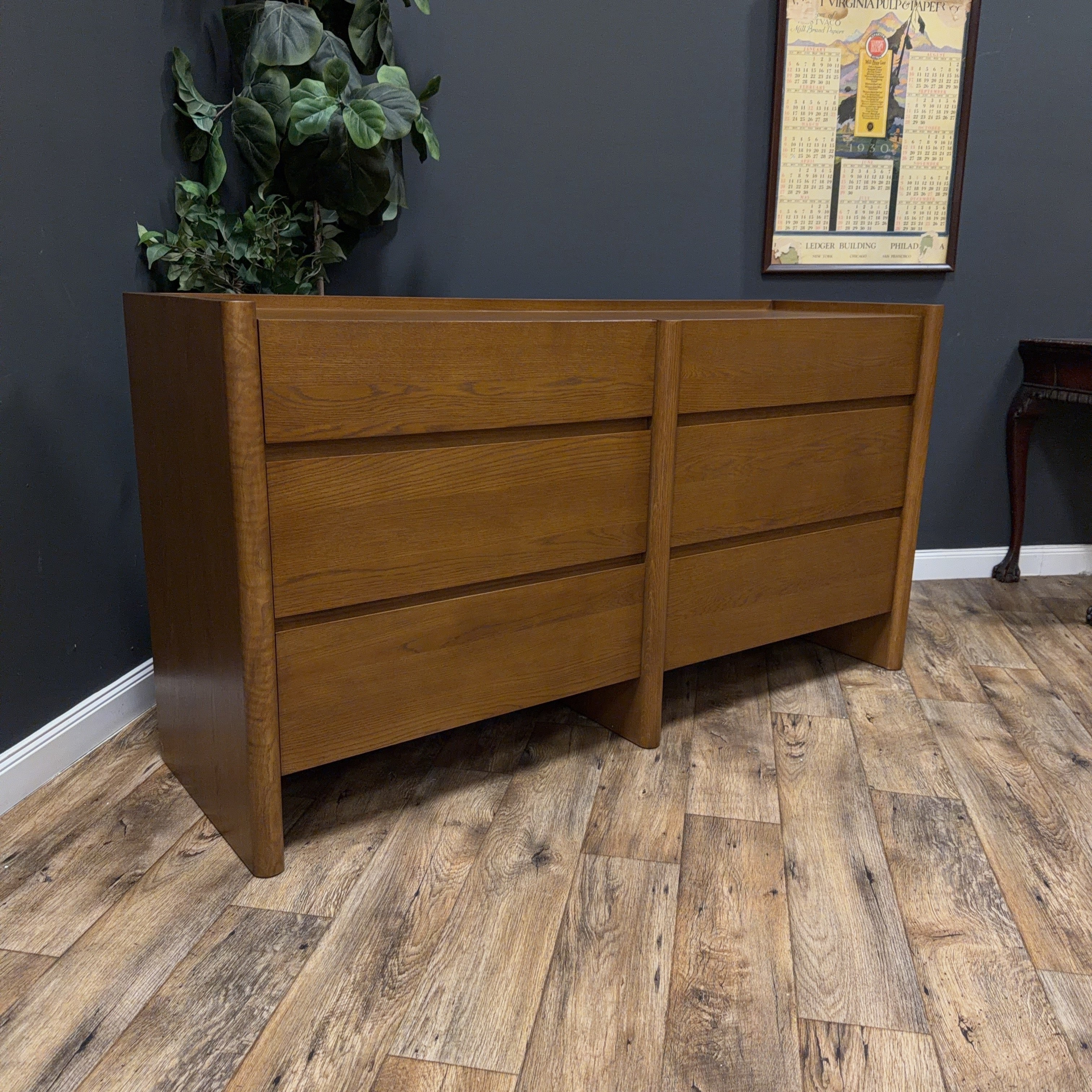 Torme 6-Drawer Double Dresser — Smoked Oak (Article)