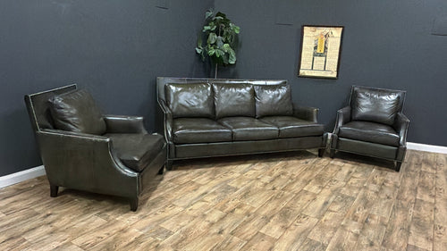 Bernhardt Leather Living Room Set