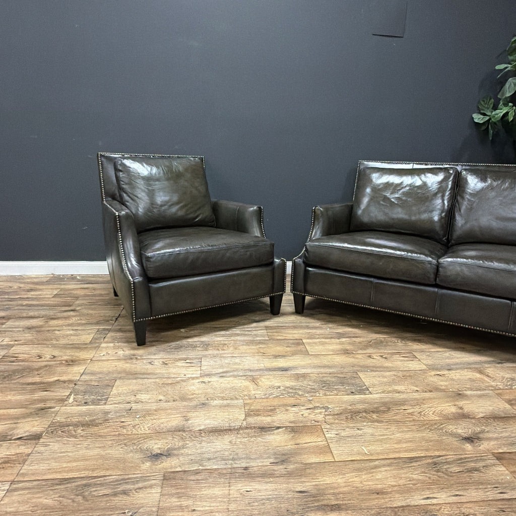 Bernhardt Leather Living Room Set