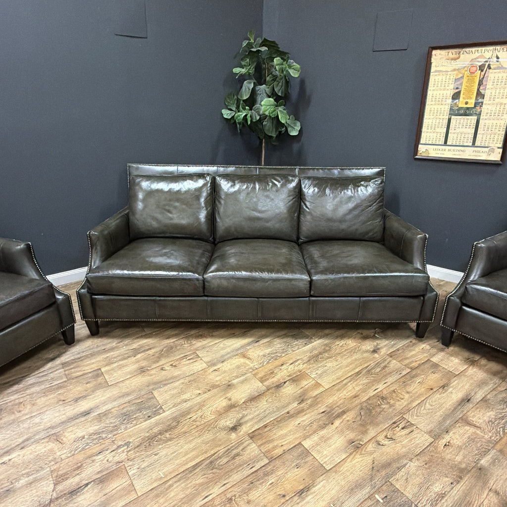 Bernhardt Leather Living Room Set
