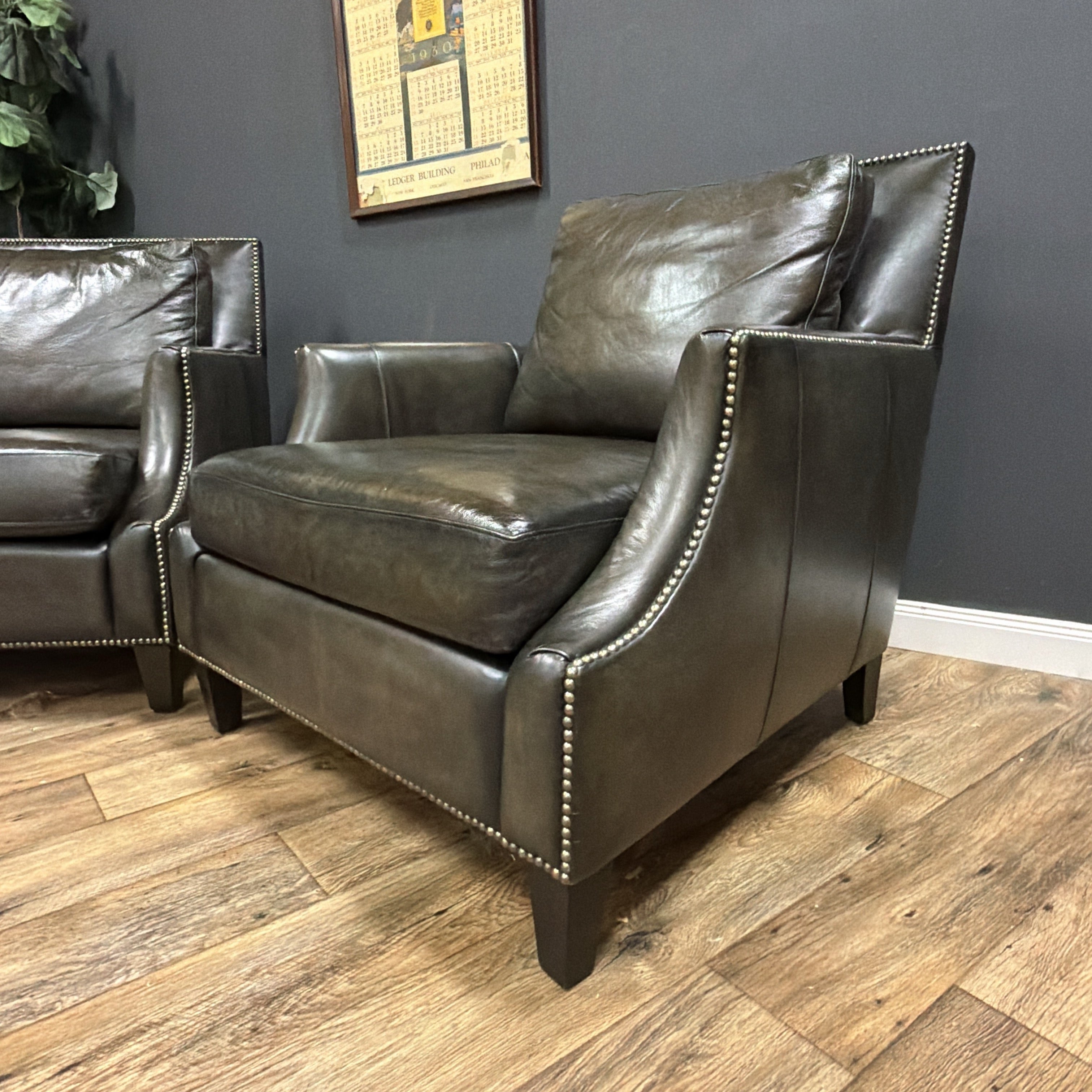 Bernhardt Leather Living Room Set