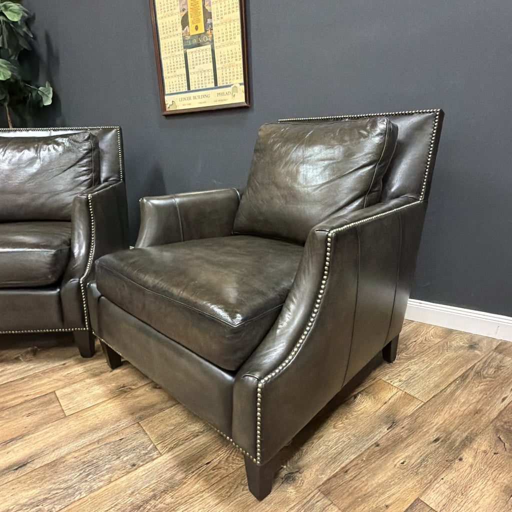 Bernhardt Leather Living Room Set
