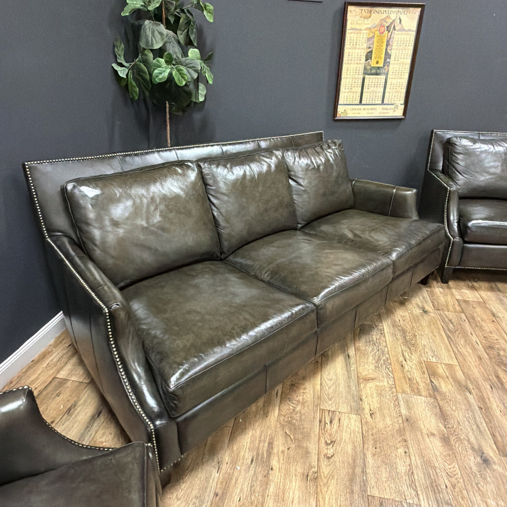 Bernhardt Leather Living Room Set