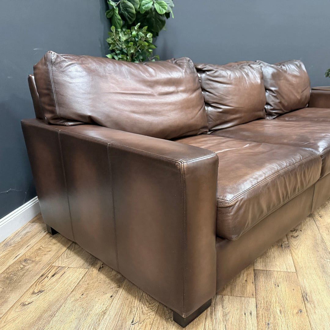 Pottery Barn — Turner Square Arm Leather Sofa