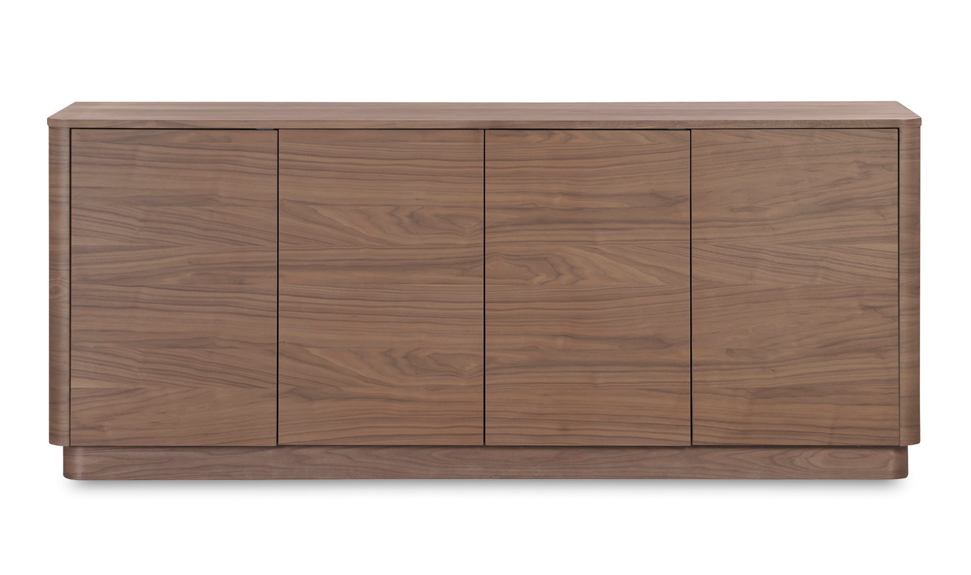 Round Off Sideboard Walnut Brown