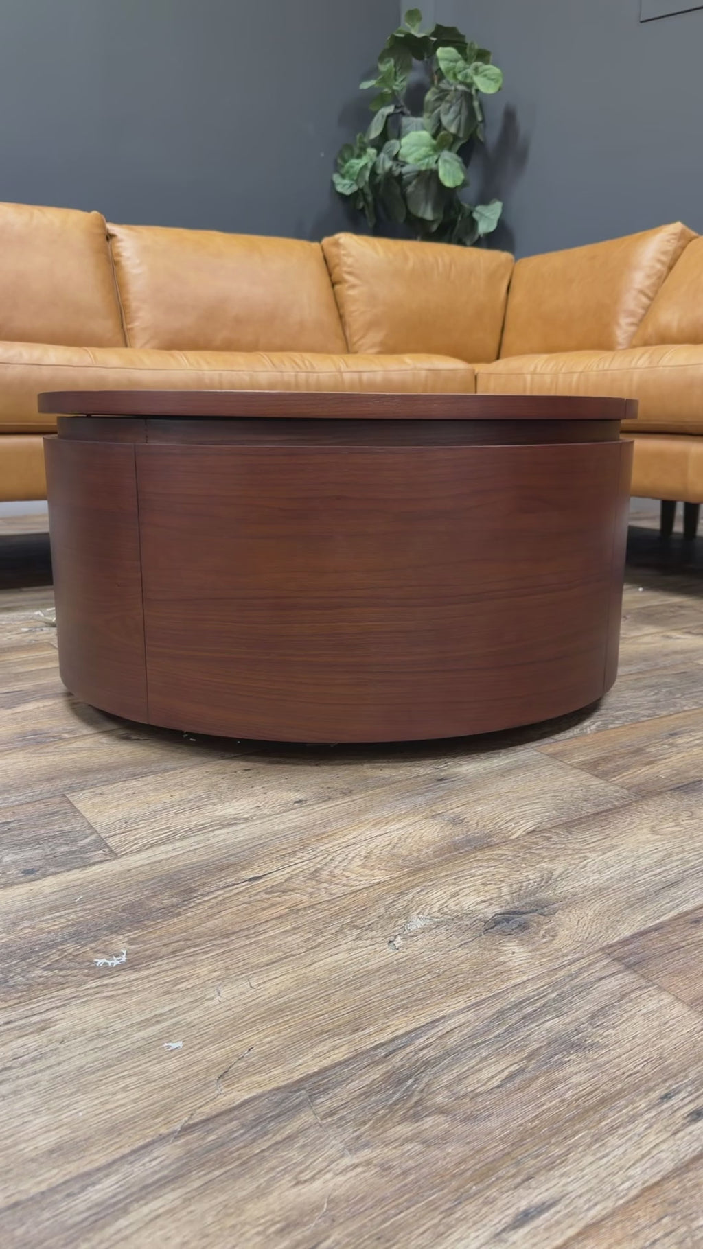 Article - Maren 32" Storage Coffee Table- Walnut