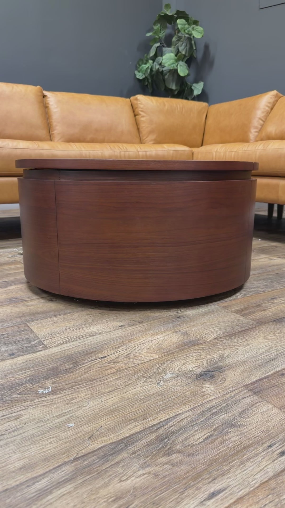 Article - Maren 32" Storage Coffee Table- Walnut